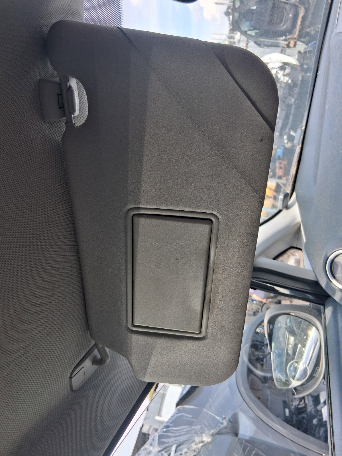 2012 FORD FIESTA MK7 NSF PASSENGER SIDE FRONT LEFT SUN VISOR SHADE