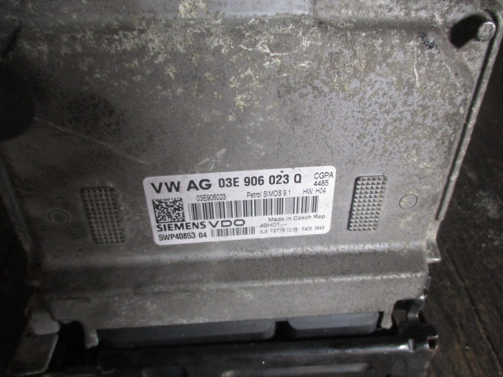 SKODA FABIA 2009 MK2 1.2 PETROL ECU ENGINE CONTROL MODULE UNIT 03E906023Q