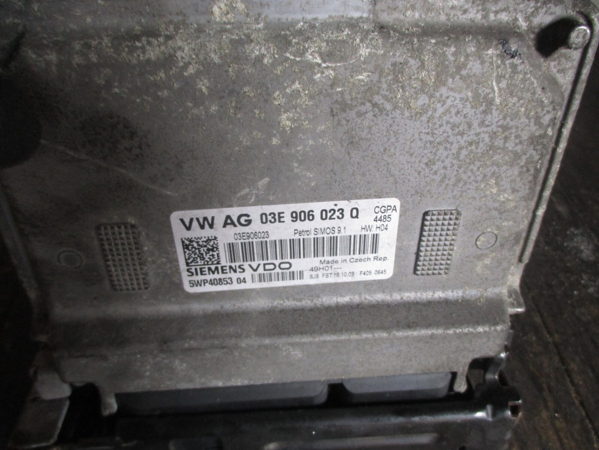 SKODA FABIA 2009 MK2 1.2 PETROL ECU ENGINE CONTROL MODULE UNIT 03E906023Q