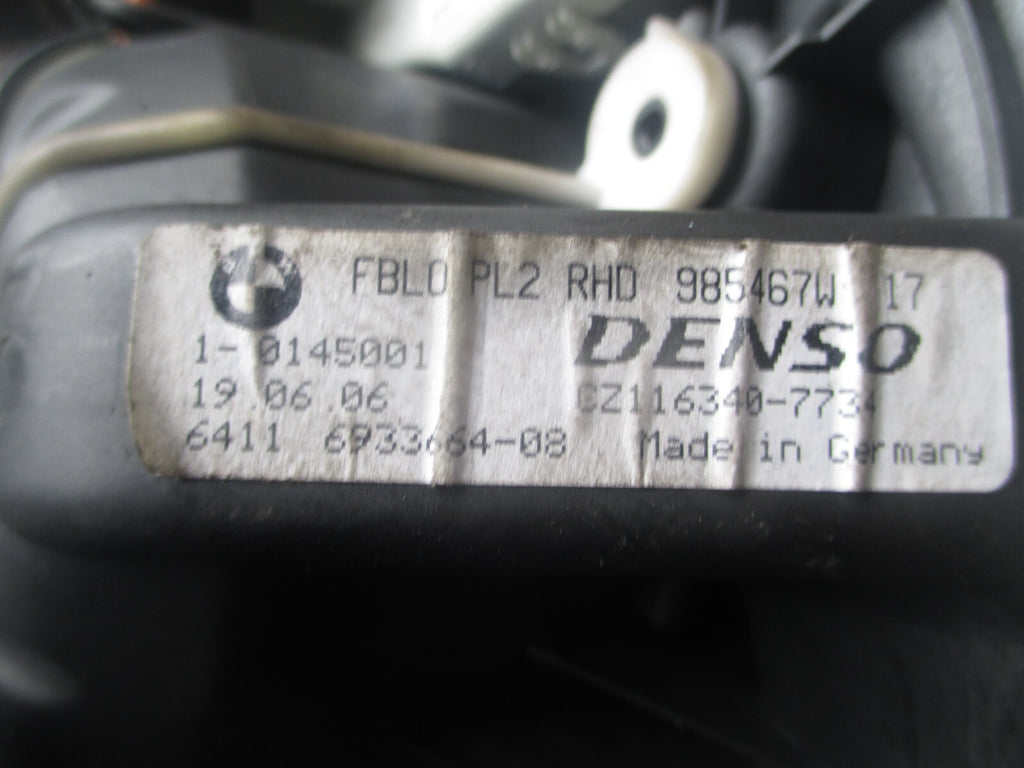 BMW 1 SERIES 2006 HEATER BLOWER FAN MOTOR  6933664