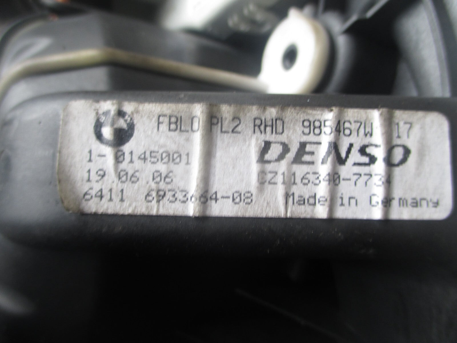 BMW 1 SERIES 2006 HEATER BLOWER FAN MOTOR  6933664