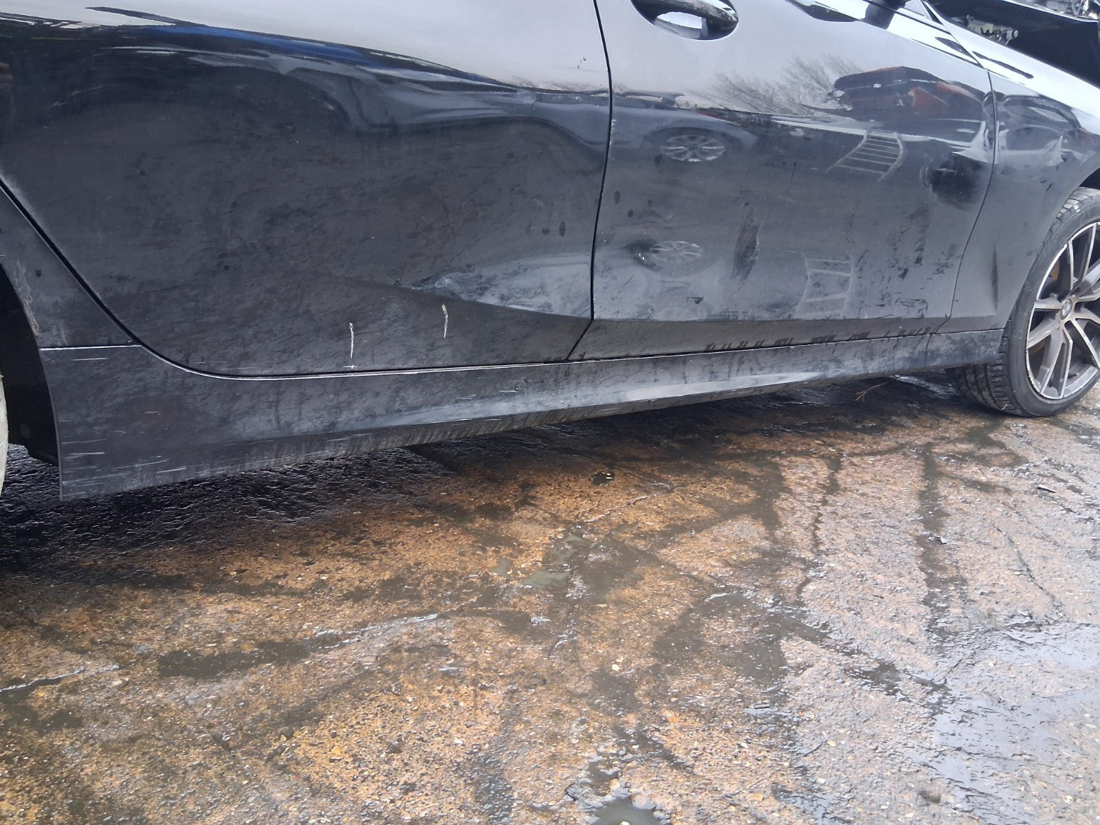 2019 BMW 3 SERIES SALOON G20 OS DRIVER SIDE SKIRT VALANCE BLACK SAPPHIRE MET 475