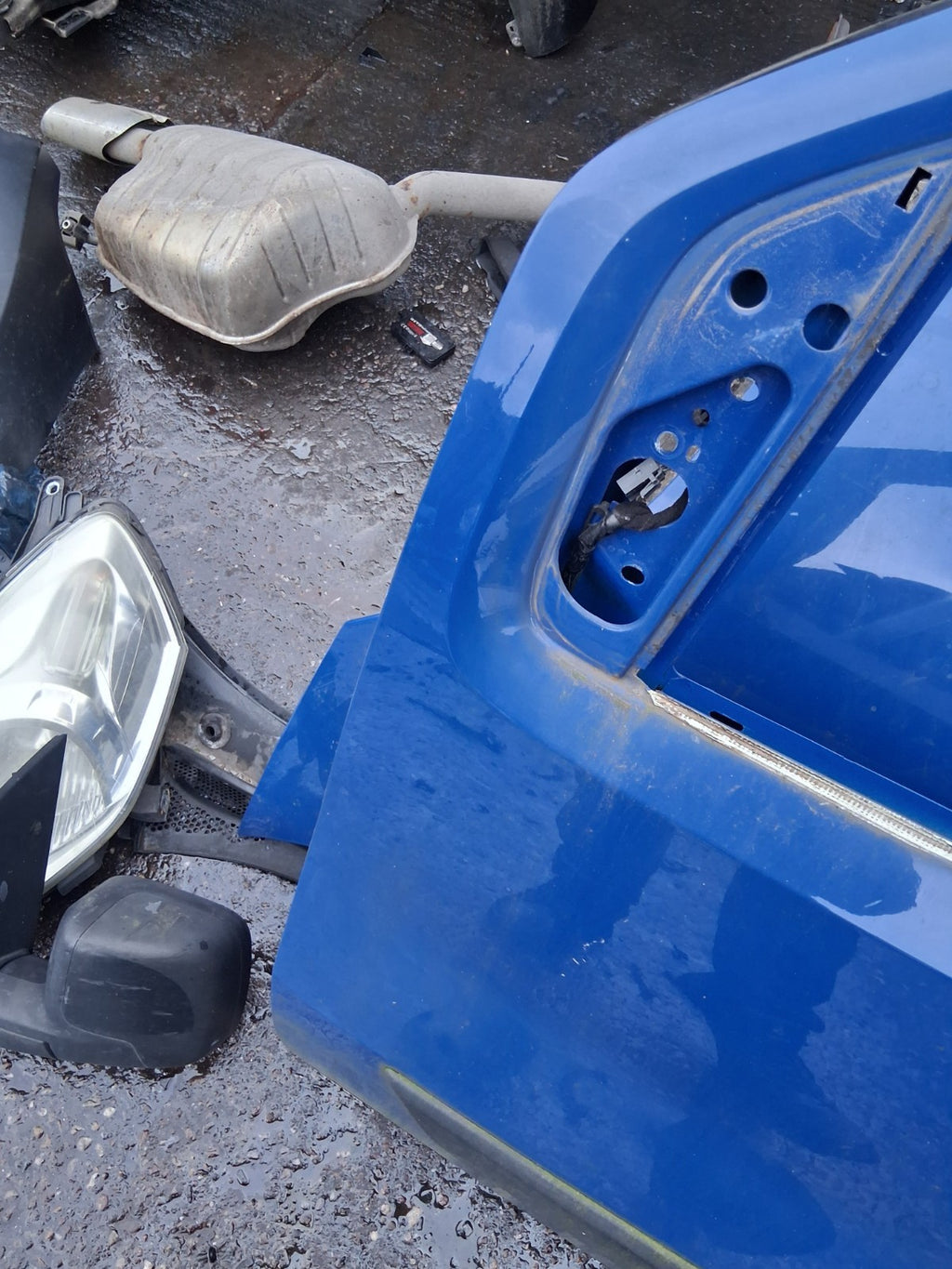 2016 FIAT FIORINO NSF PASSENGER SIDE FRONT LEFT BARE DOOR BLUE
