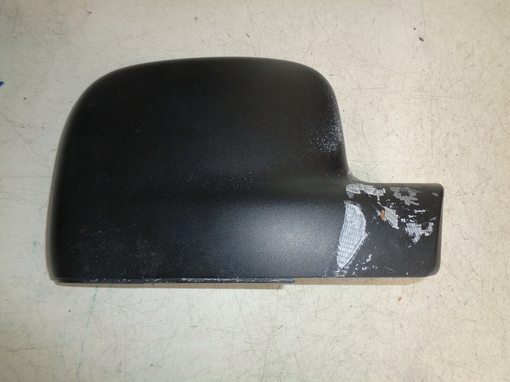 VW VOLKSWAGEN CADDY 2016 OS DRIVER SIDE WING MIRROR COVER 7E2857528 DAMAGED