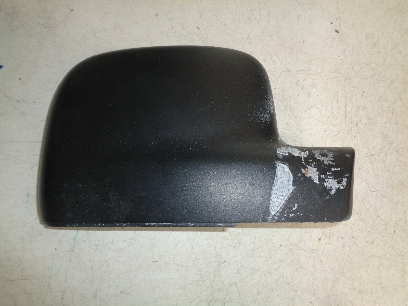 VW VOLKSWAGEN CADDY 2016 OS DRIVER SIDE WING MIRROR COVER 7E2857528 DAMAGED