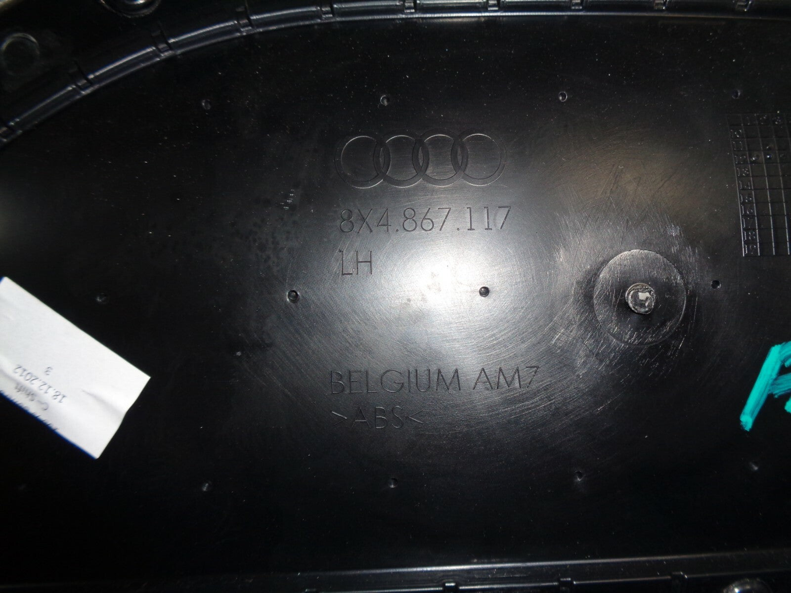 AUDI A1 2017 5 DOOR N/S/F PASSENGER SIDE FRONT ELECTRIC DOOR CARD  8X4867117