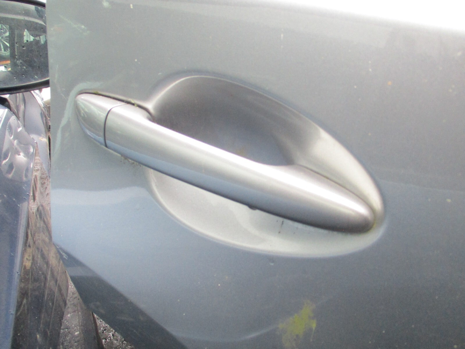2013 MAZDA CX 5 MK1 OSR DRIVER SIDE REAR EXTERIOR DOOR HANDLE SILVER P38
