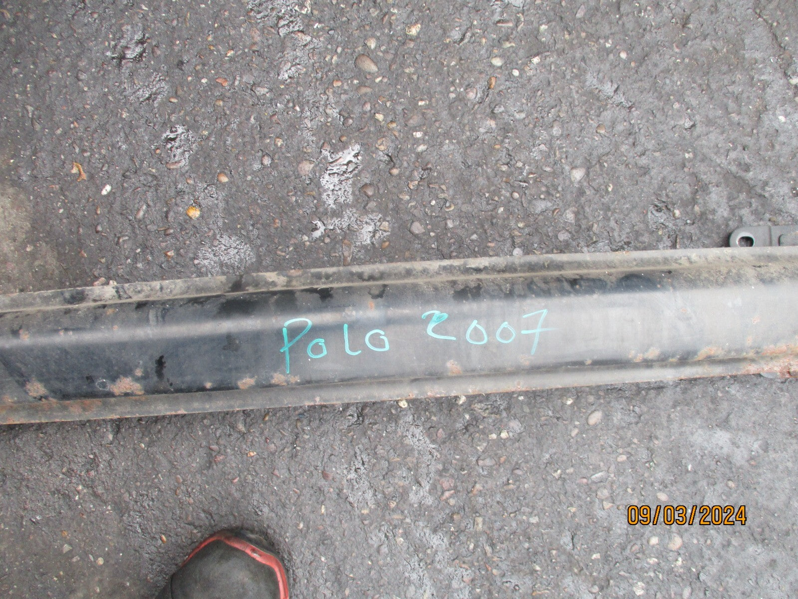VW VOLKSWAGEN POLO MK4 2007 REAR BUMPER REINFORCEMENT CRASH BAR