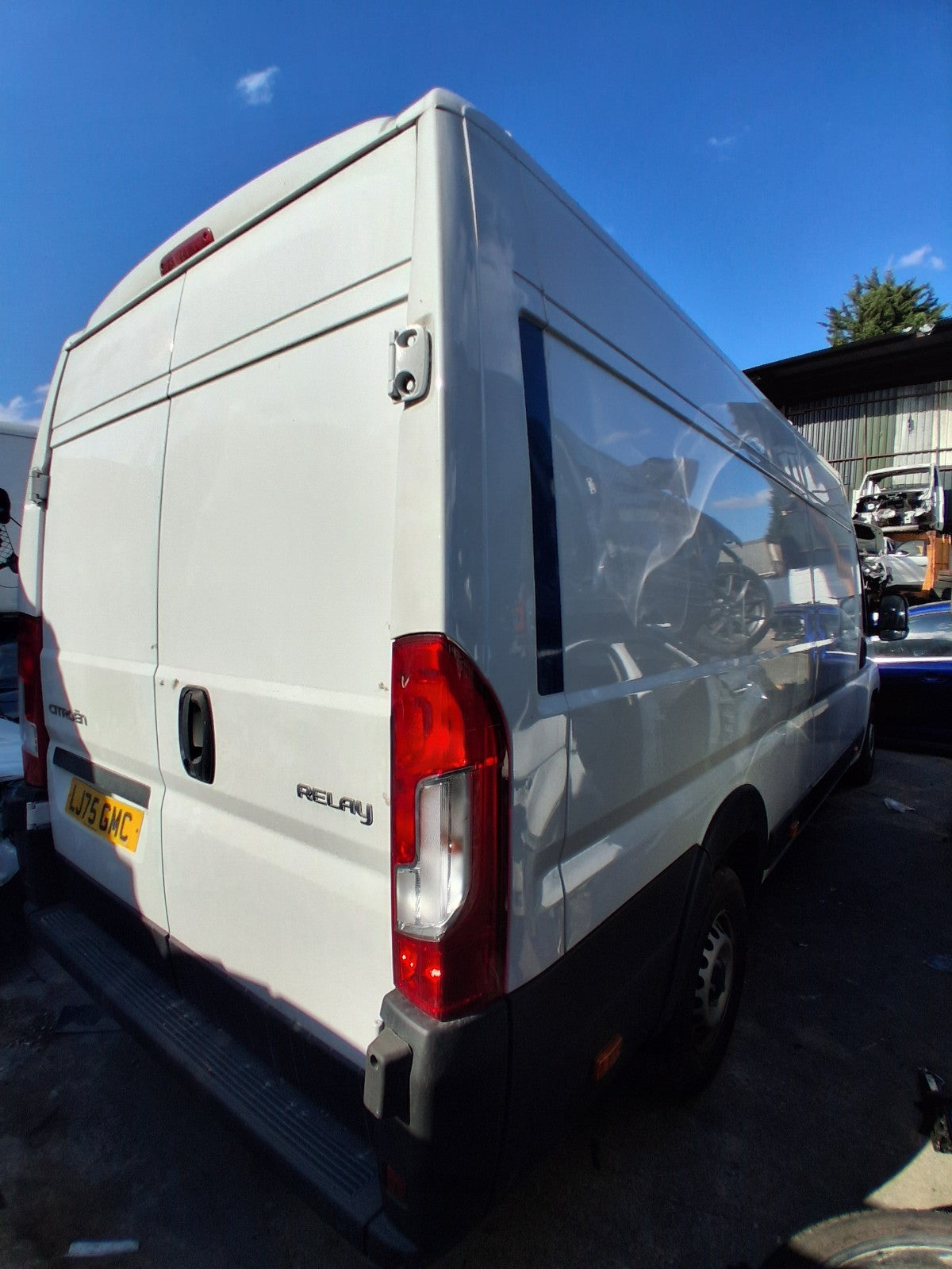 2025 CITROEN RELAY MK3 OSR DRIVER SIDE REAR QUARTER PANEL WHITE