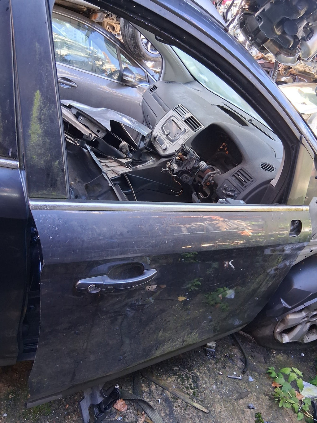 2009 FORD KUGA MK1 OSF DRIVER SIDE FRONT RIGHT COMPLETE DOOR SHELL SEA GREY H8