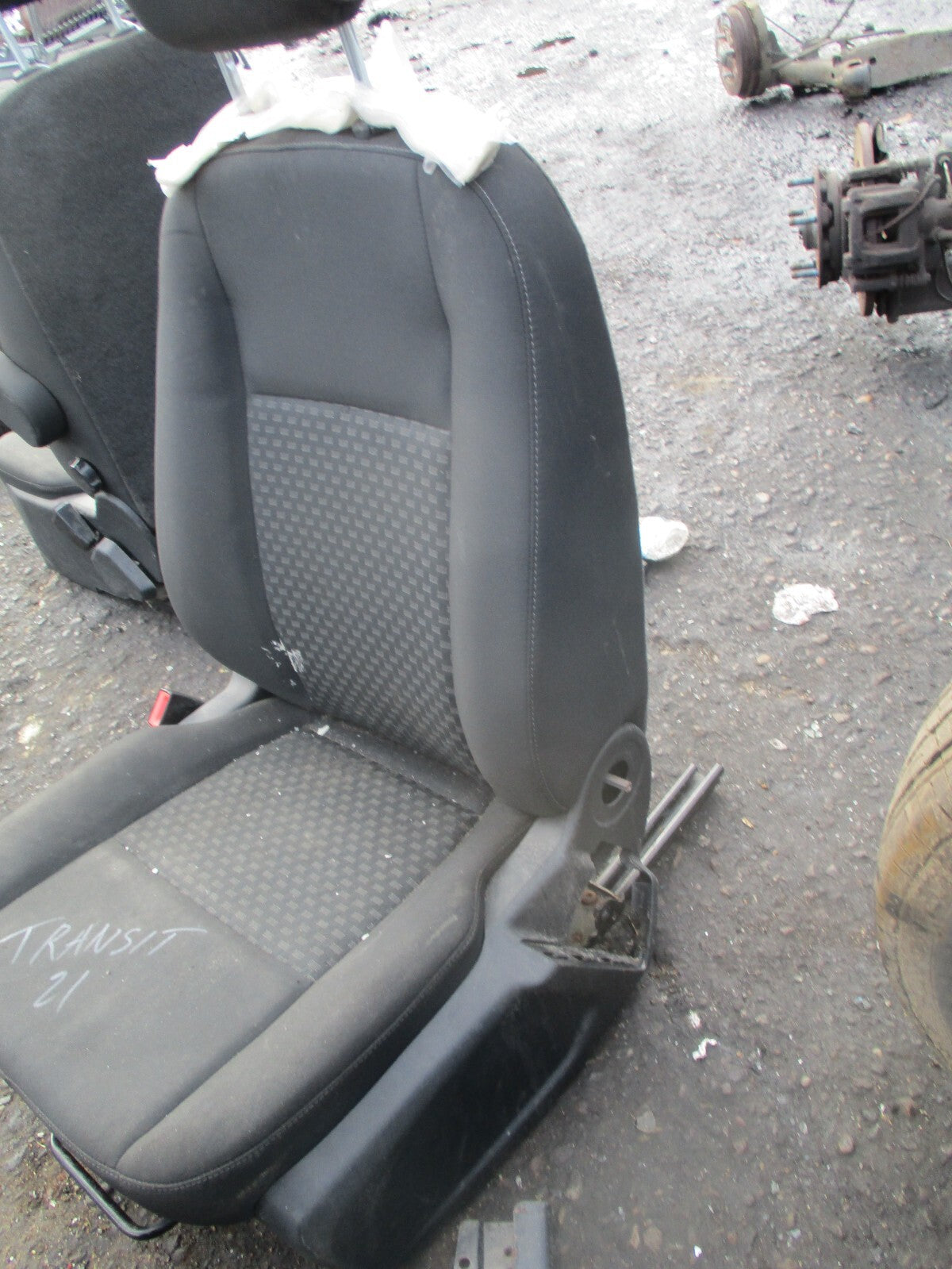 FORD TRANSIT 350 MK8 2021 NSF PASSENGER SIDE FRONT SINGLE SEAT FABRIC