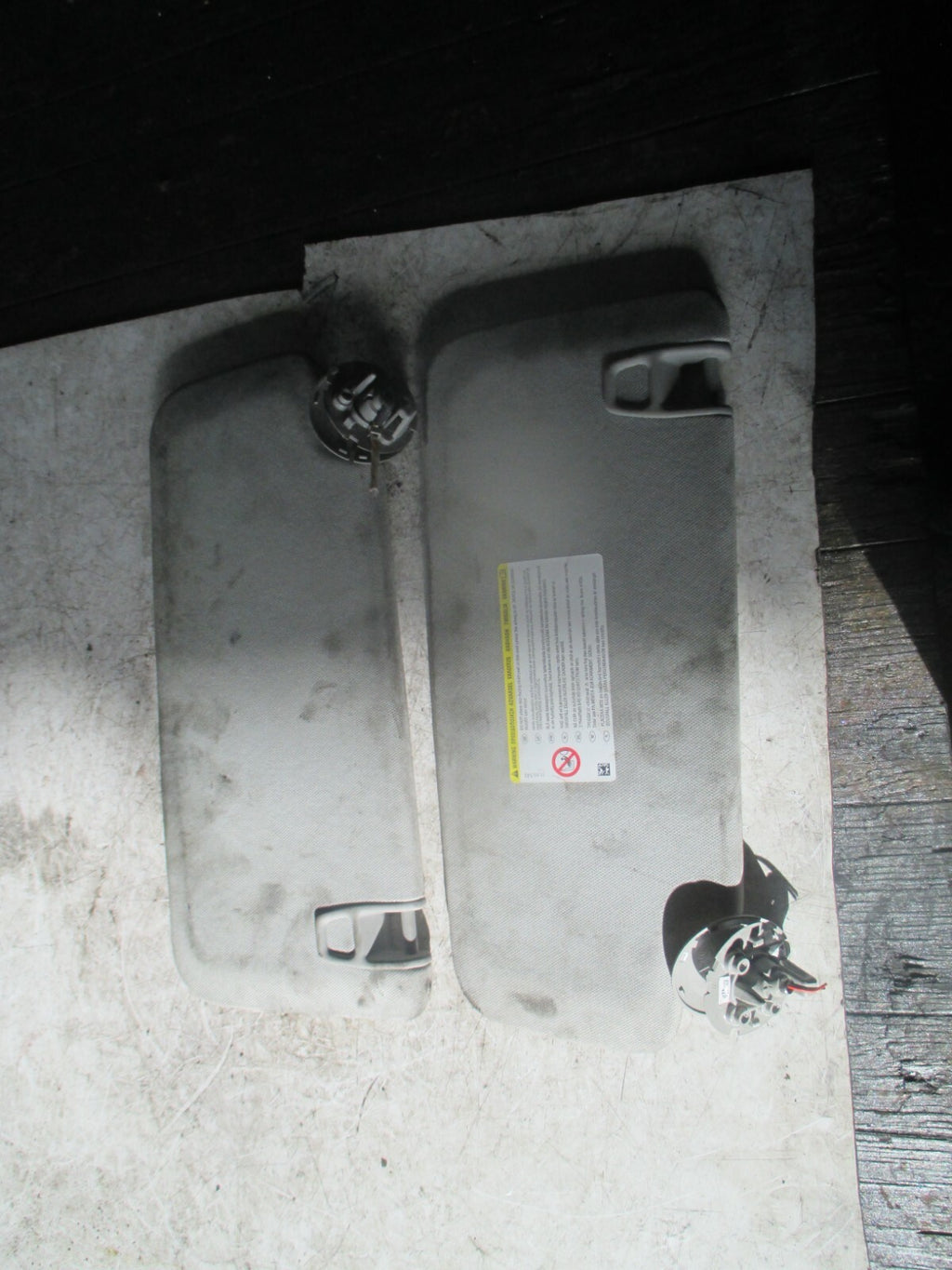 VAUXHALL MOKKA 2013 MK1 J13 PAIR OF SUN VISOR