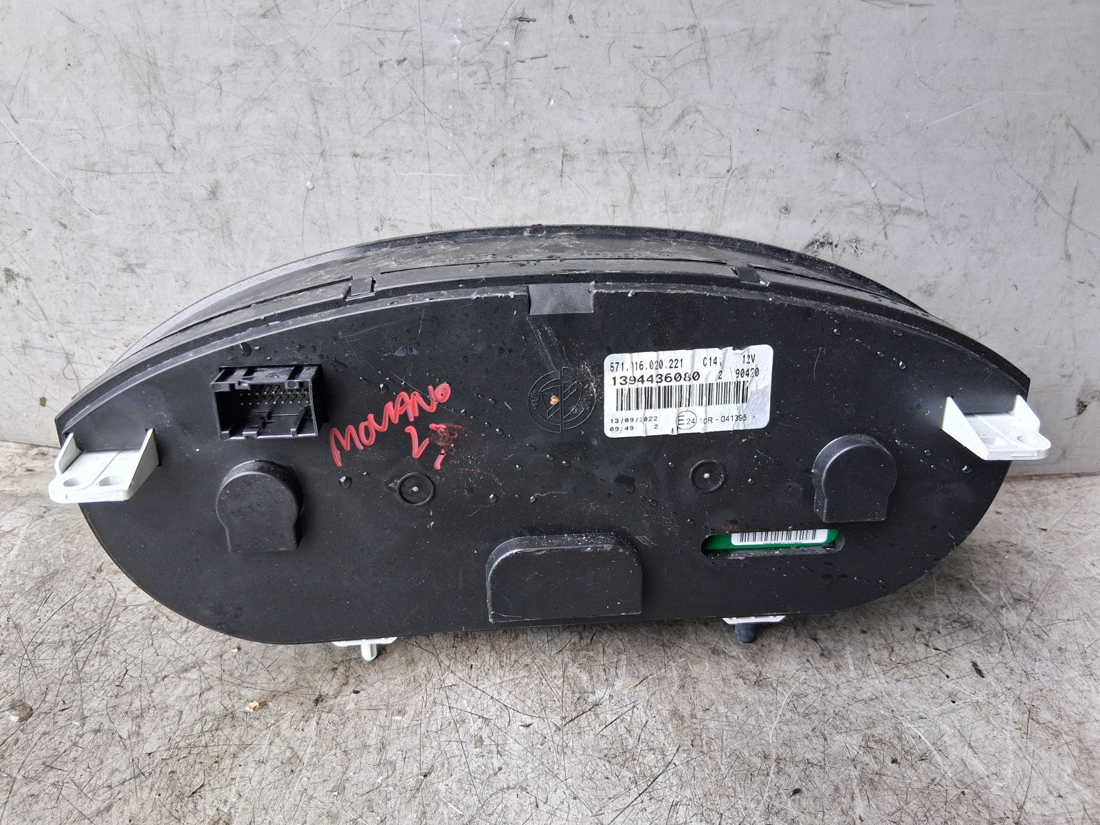 2023 VAUXHALL MOVANO C MK3 SPEEDO SPEEDOMETER INSTRUMENT CLUSTER 1394436080