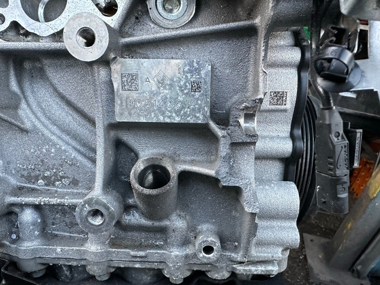 2019 JAGUAR XE 2.0 PETROL ENGINE BARE ENGINE BLOCK PT204 SPARES OR REPAIRS