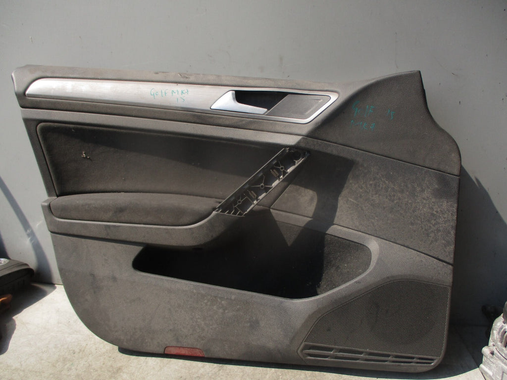 2015 VOLKSWAGEN GOLF MK7 NSF PASSENGER SIDE FRONT LEFT DOOR CARD PANEL 5G4868109