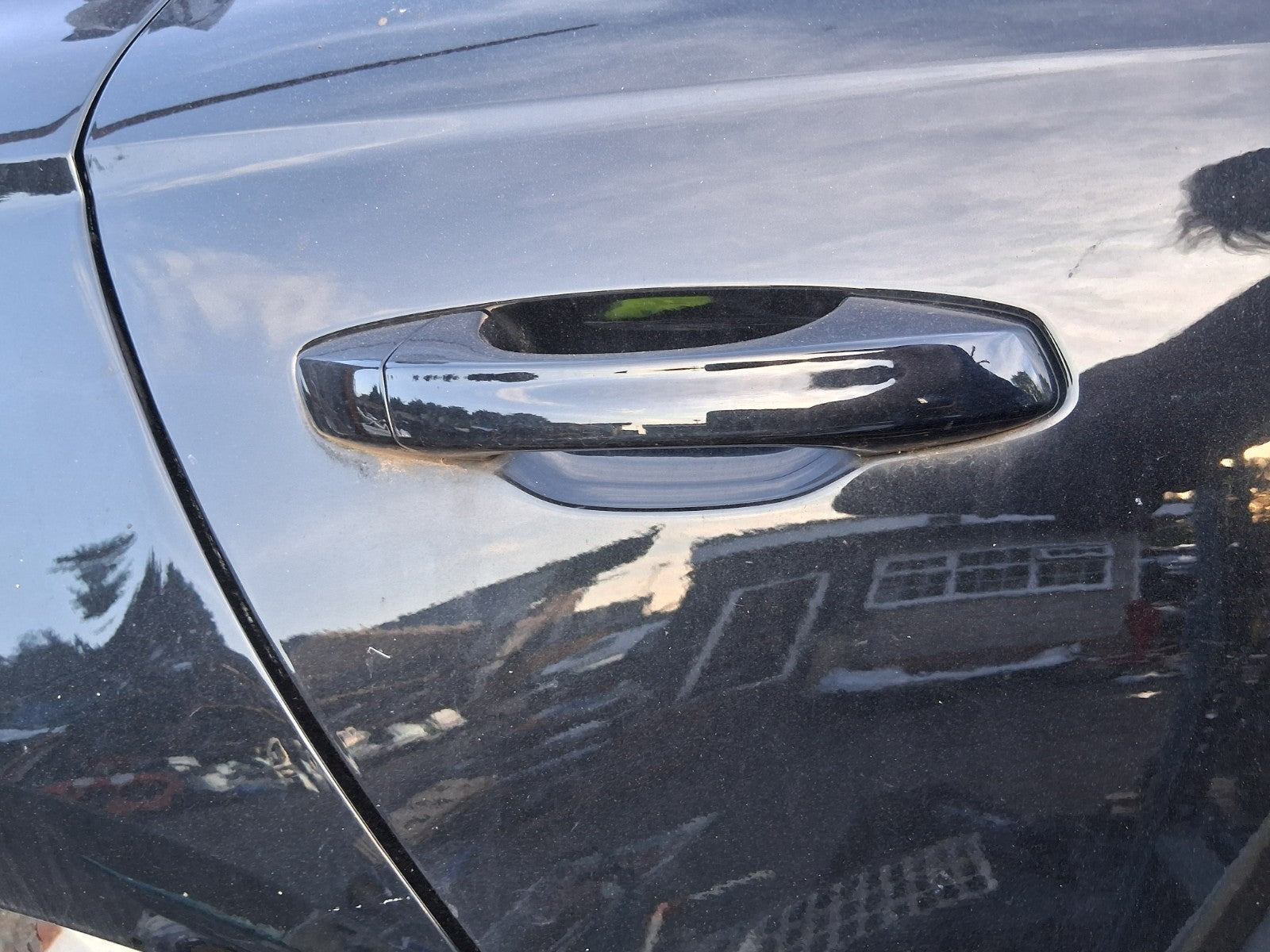 2023 SEAT IBIZA MK5 6F OSR DRIVER SIDE REAR RIGHT EXTERIOR DOOR HANDLE BLACK