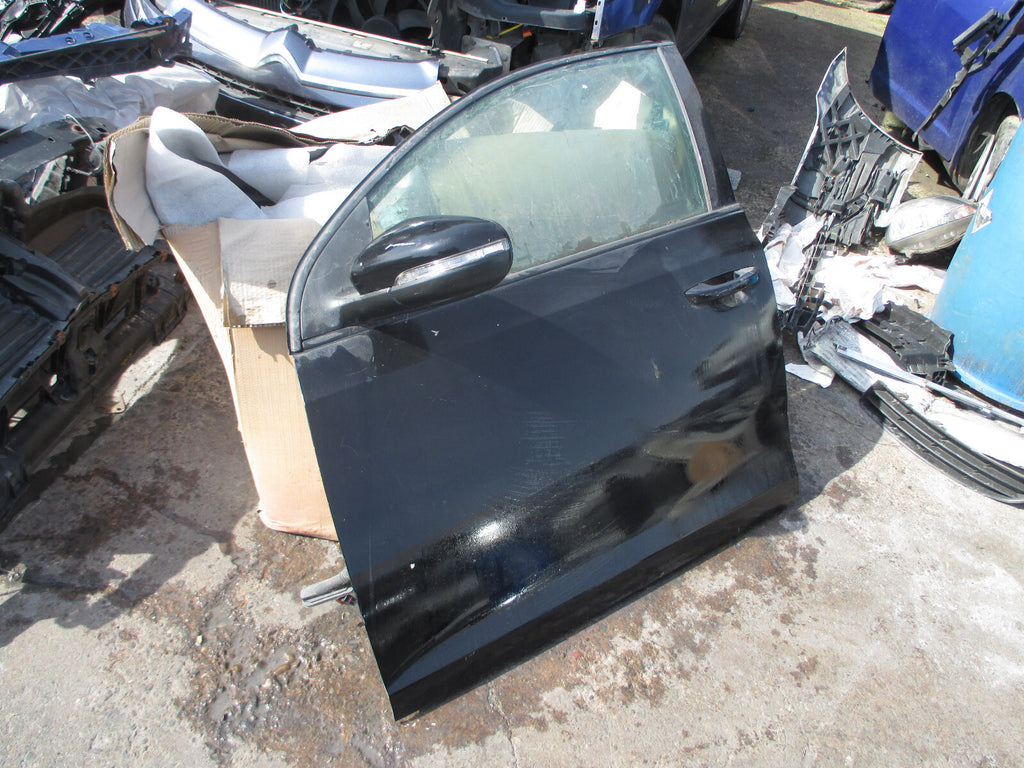 VW VOLKSWAGEN GOLF MK6 2012 NSF PASSENGER FRONT COMPLETE DOOR BLACK