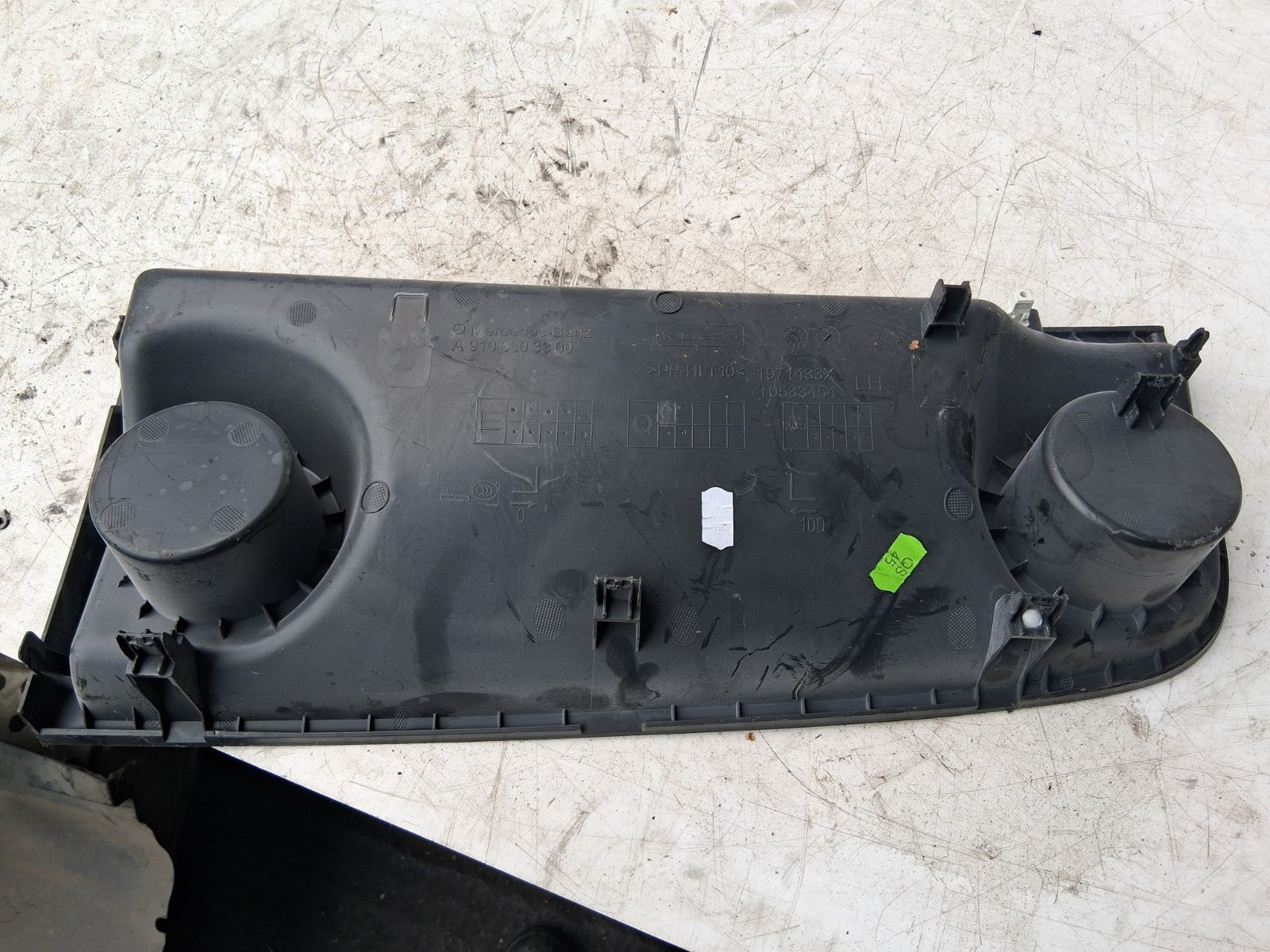 2021 MERCEDES SPRINTER W907 NSF PASSENGER SIDE DASH STORAGE TRIM A9106803300