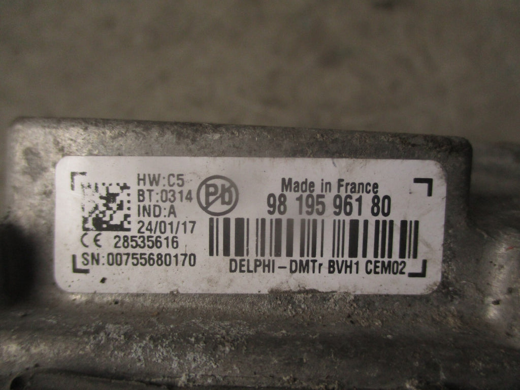 2011 CITROEN DS3 1.2 DIESEL ECU ENGINE CONTROL UNIT 9819596180