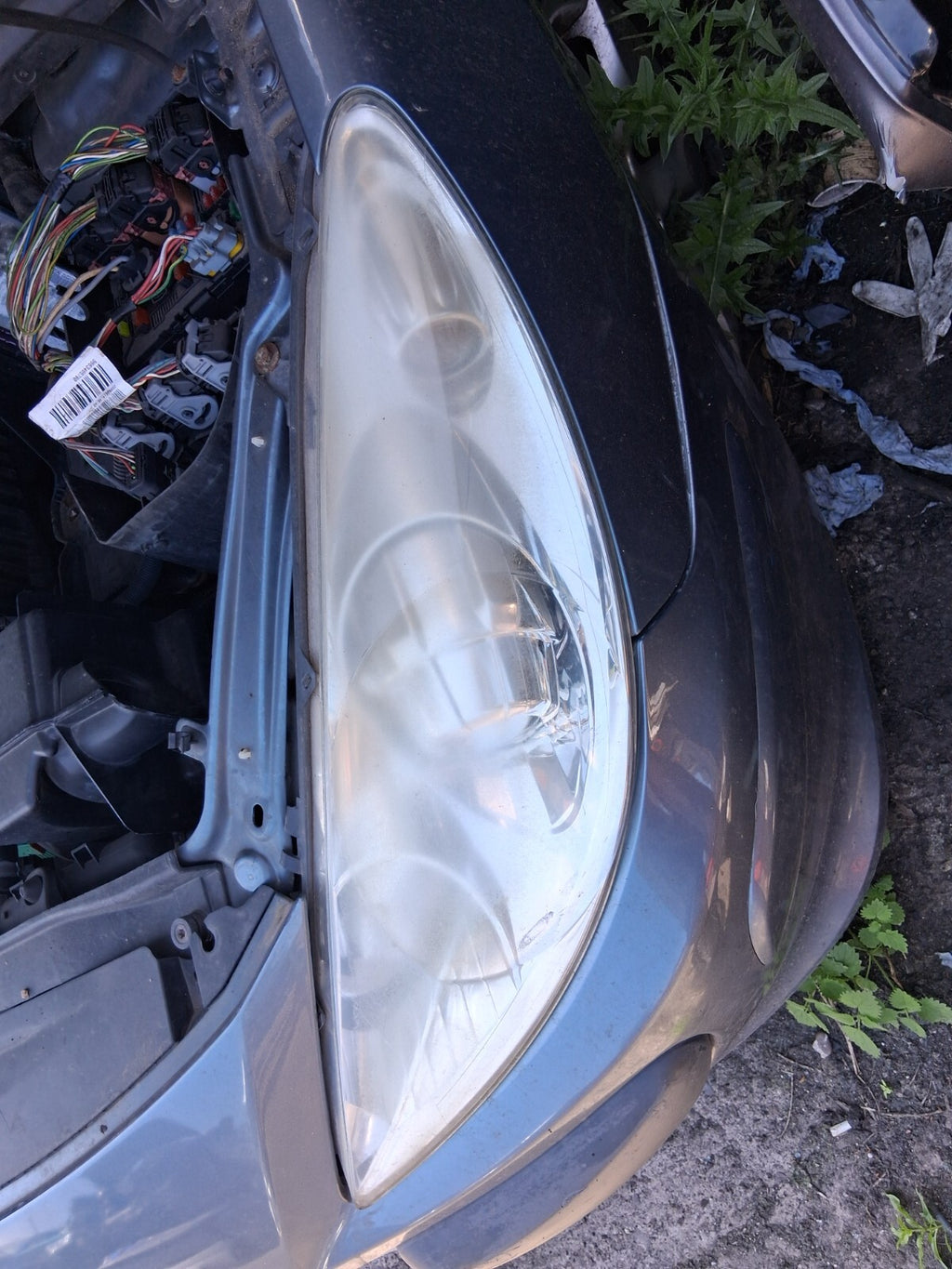 2006 PEUGEOT 307 NSF PASSENGER SIDE FRONT LEFT HEADLIGHT