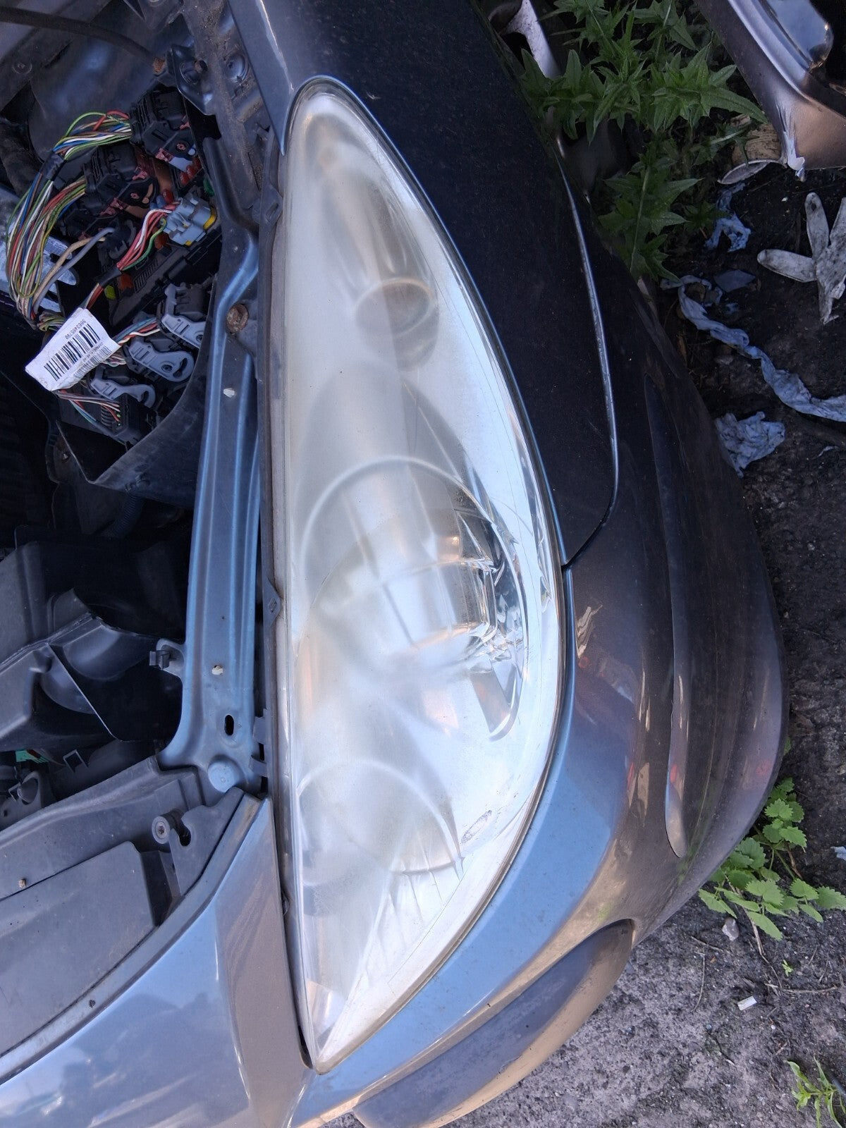 2006 PEUGEOT 307 NSF PASSENGER SIDE FRONT LEFT HEADLIGHT