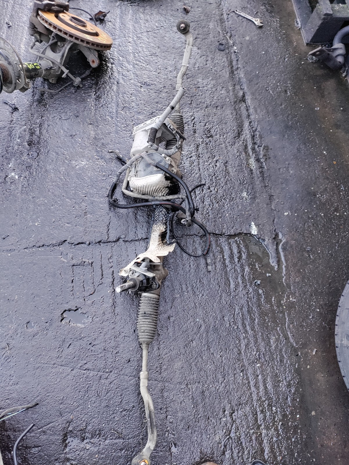 2021 CITROEN BERLINGO MK3 K9 1.5 DIESEL STEERING RACK 9824390380