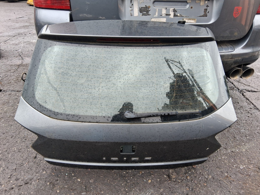 SEAT IBIZA MK5 2018 6F KJ REAR BARE TAILGATE BOOTLID MONSOON GREY METALLIC LX7R