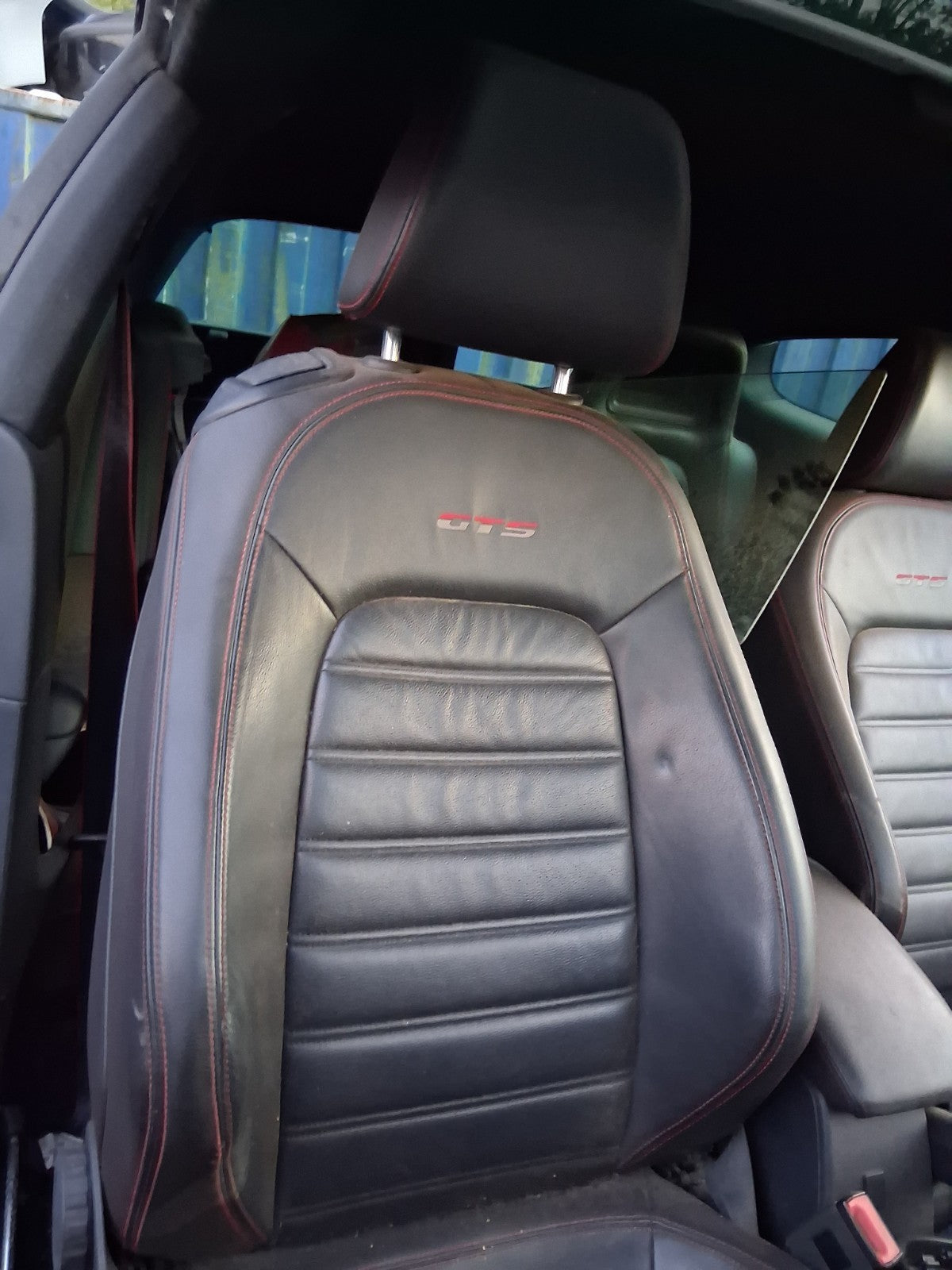2014 VW VOLKSWAGEN SCIROCCO MK3 OSF DRIVER SIDE FRONT RIGHT LEATHER SEAT