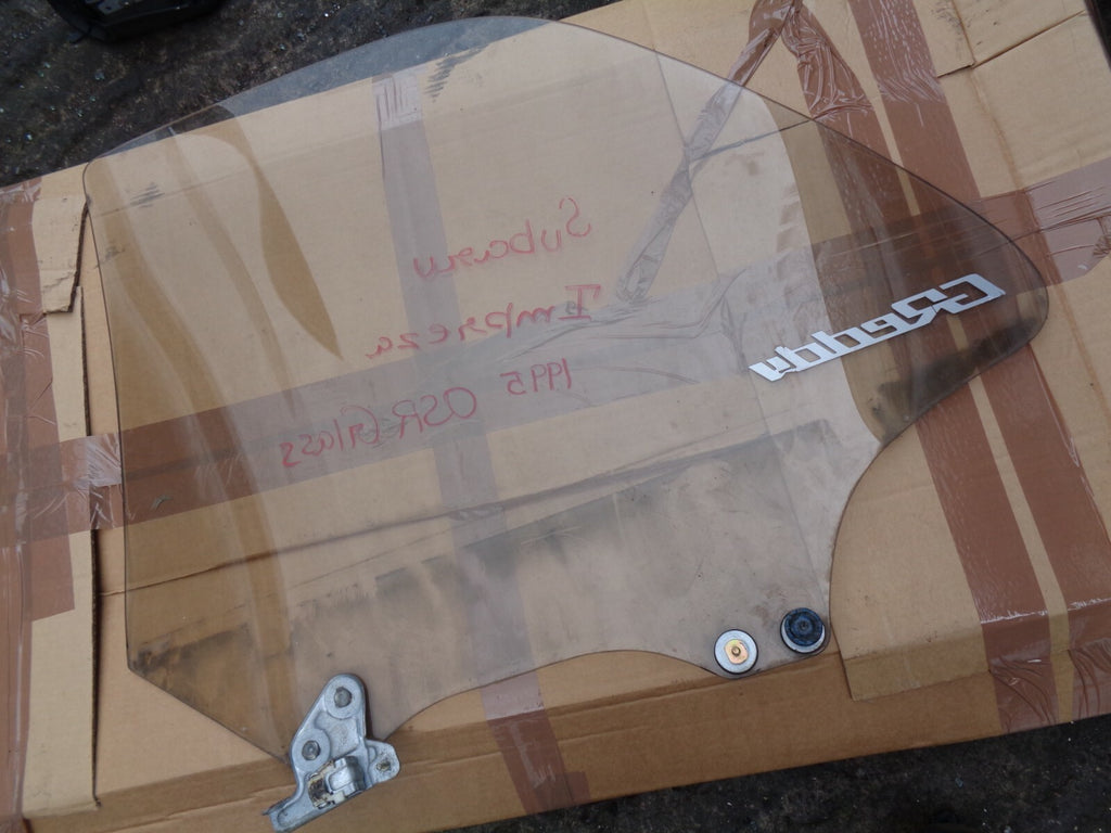 SUBARU IMPREZA WRX OSR DRIVER SIDE REAR WINDOW GLASS