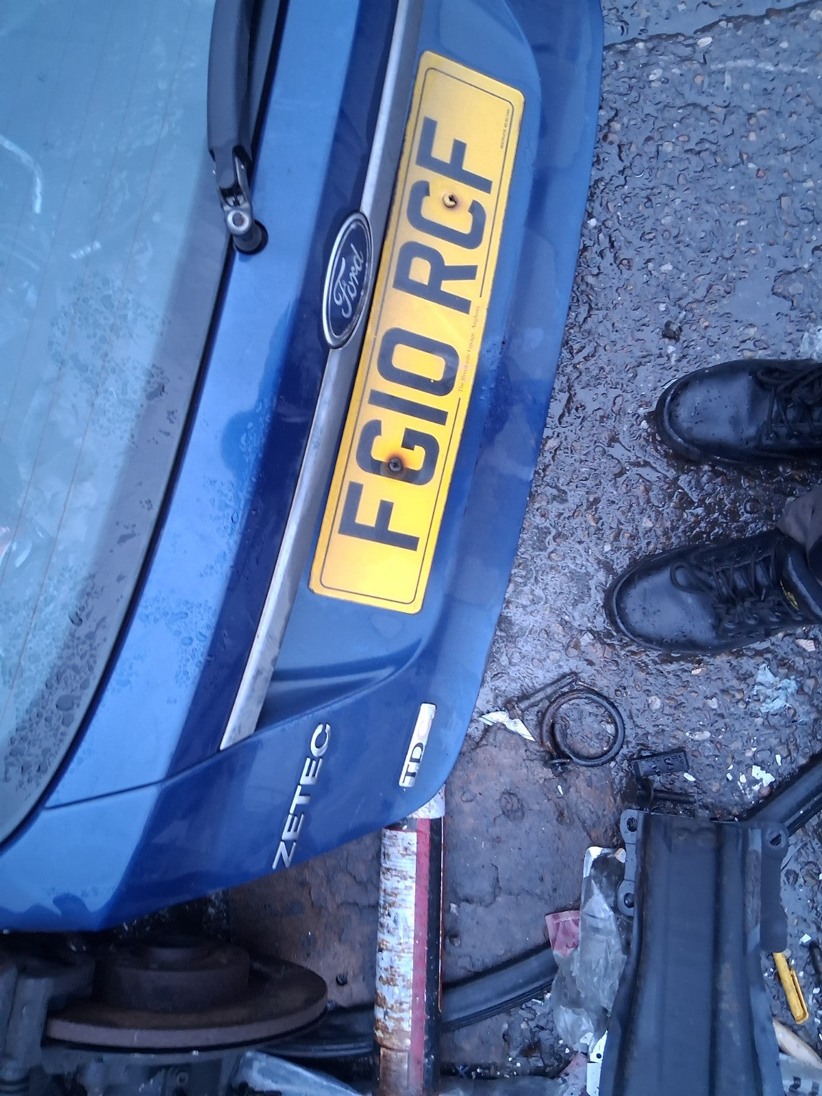 FORD FIESTA MK7 2010 5 DOOR REAR COMPLETE TAILGATE BOOTLID BLUE