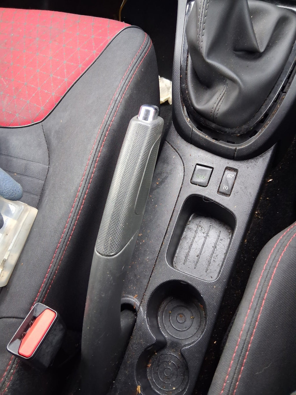 2013 RENAULT CLIO X98 MK4 MANUAL HANDBRAKE PARKING BRAKE LEVER MECHANISM