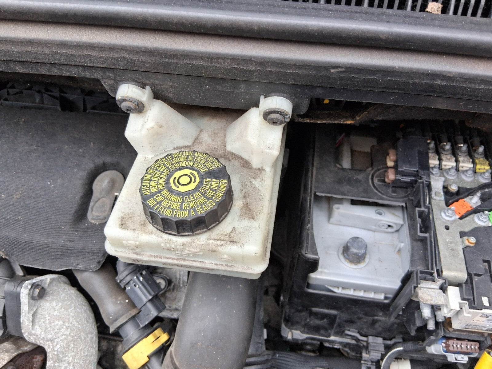 2012 PEUGEOT 3008 MK1 1.6 DIESEL BRAKE FLUID RESERVOIR BOTTLE TANK