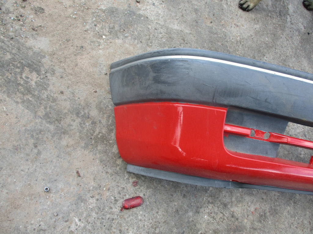 VAUXHALL ASTRA F FRONT COMPLETE BUMPER RED