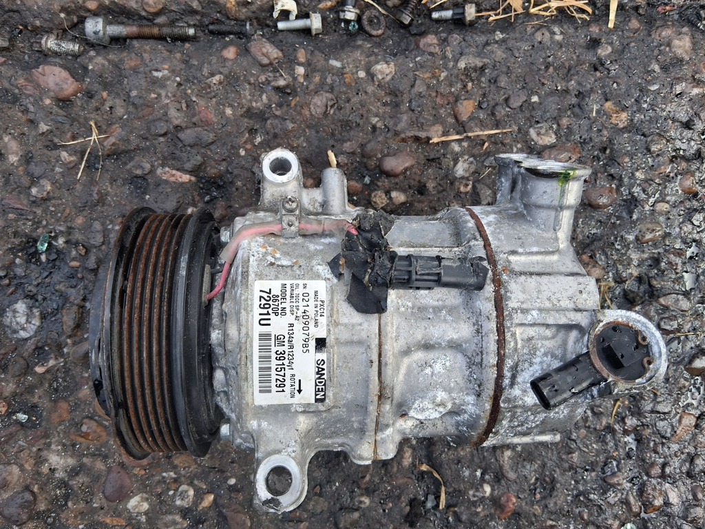 2019 VAUXHALL ASTRA K 1.6 DIESEL AC AIR CON COMPRESSOR PUMP 39157291