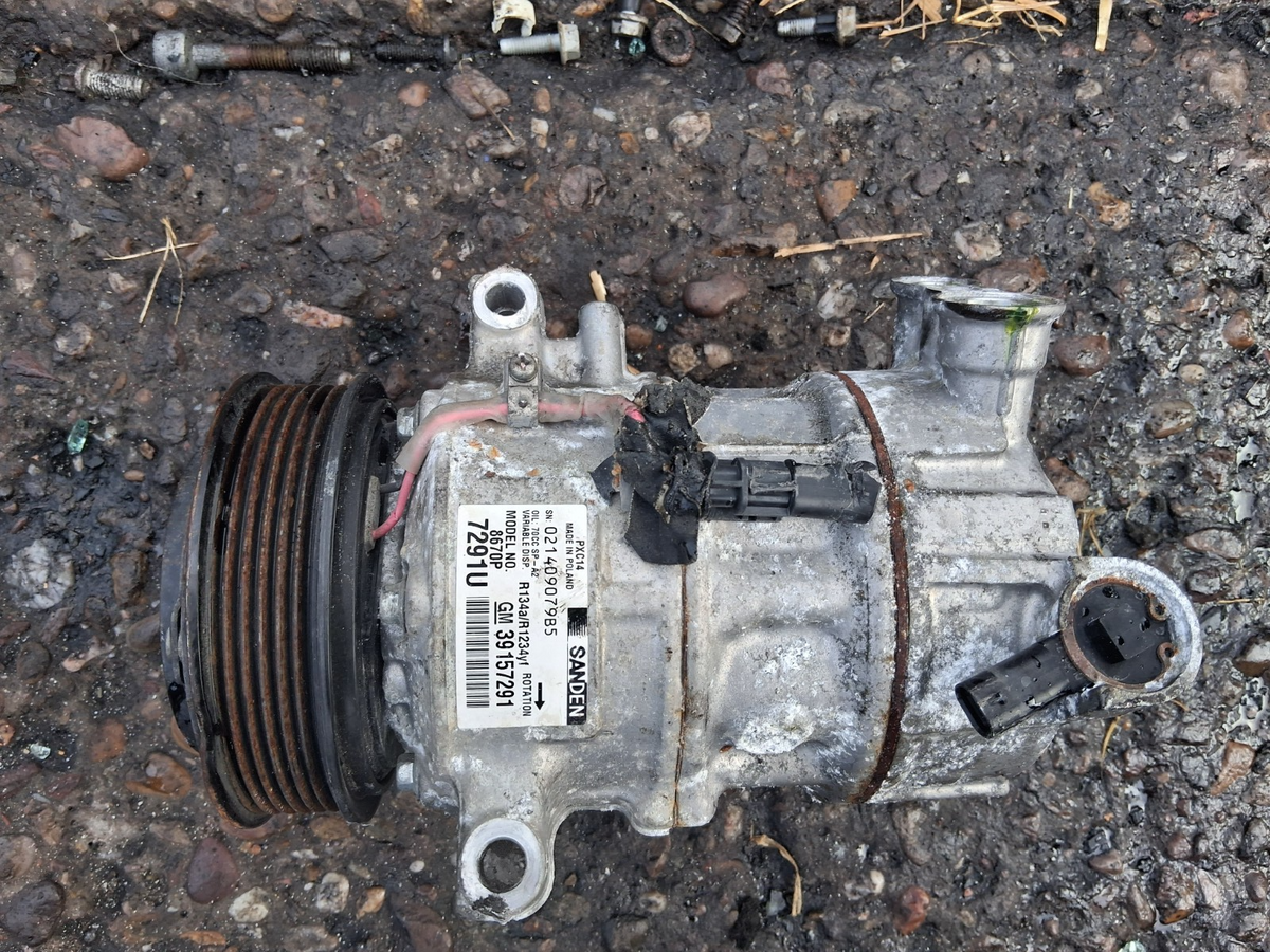 2019 VAUXHALL ASTRA K 1.6 DIESEL AC AIR CON COMPRESSOR PUMP 39157291