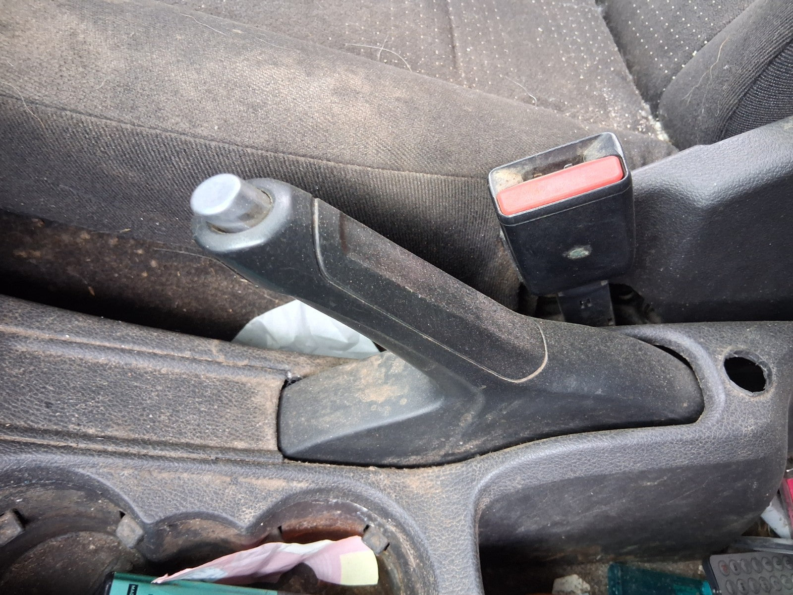 2015 FORD TRANSIT COURIER MK1 MANUAL PARKING HANDBRAKE LEVER MECHANISM