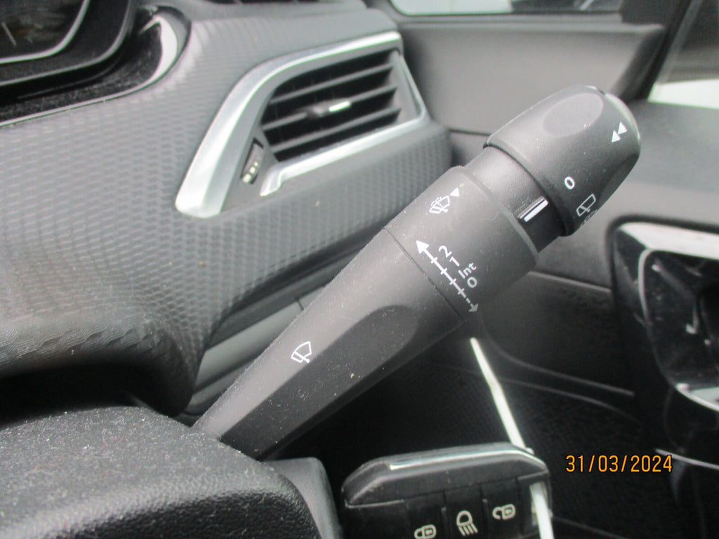PEUGEOT 208 2016 WIPER INDICATOR CRUISE CONTROL SWITCH SQUIB UNIT