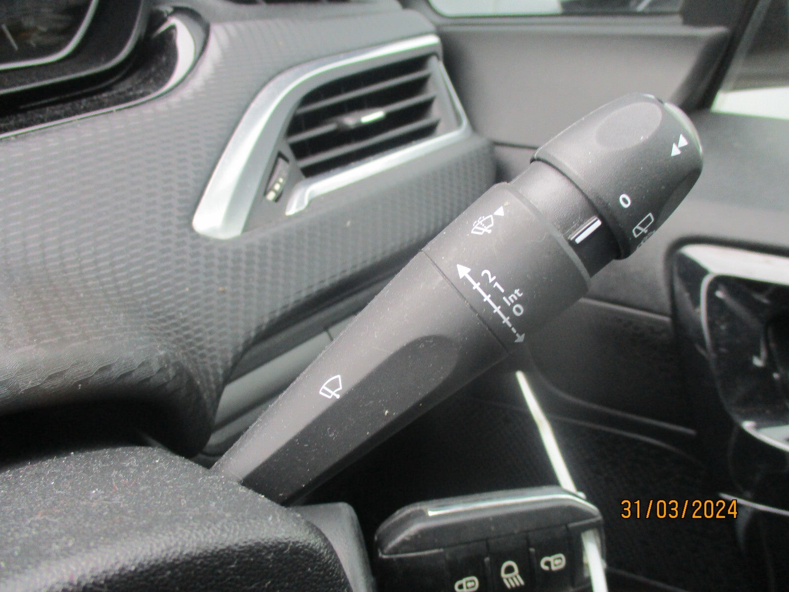 PEUGEOT 208 2016 WIPER INDICATOR CRUISE CONTROL SWITCH SQUIB UNIT