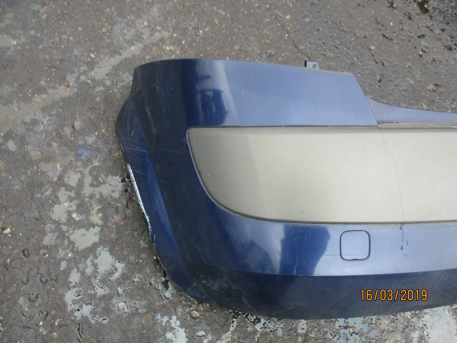 RENAULT MEGANE MK2 REAR BUMPER DARK BLUE