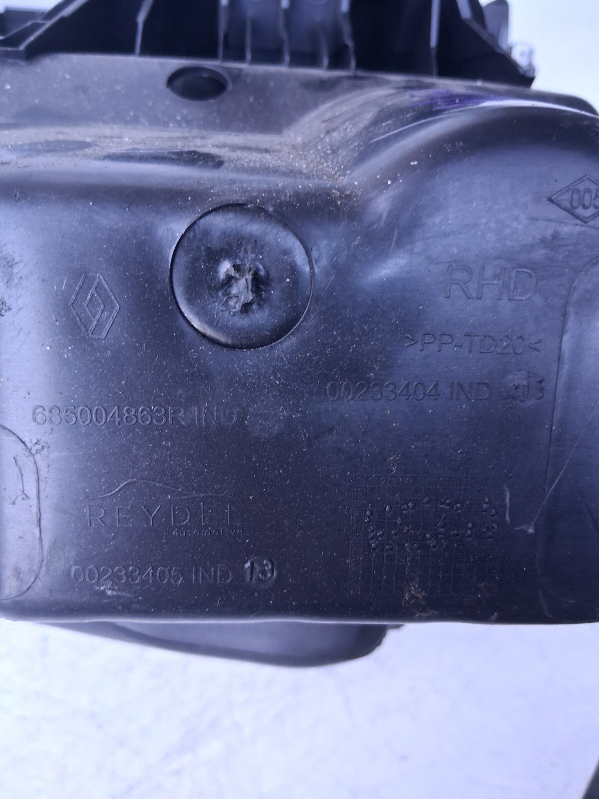 2023 RENAULT MASTER MK3 STORAGE COMPARTMENT GLOVEBOX 685004863R