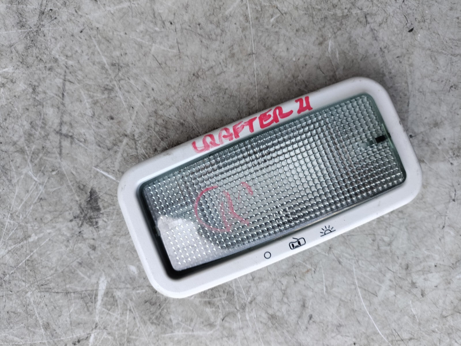 2022 VW VOLKSWAGEN CRAFTER MK2 INTERIOR ROOD READING LIGHT 7E0947105E