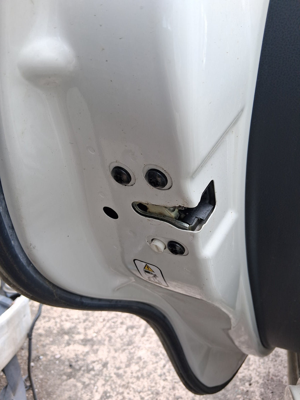 2019 FIAT 500L URBAN HATCH NSR PASSENGER SIDE REAR DOOR LOCK MECHANISM