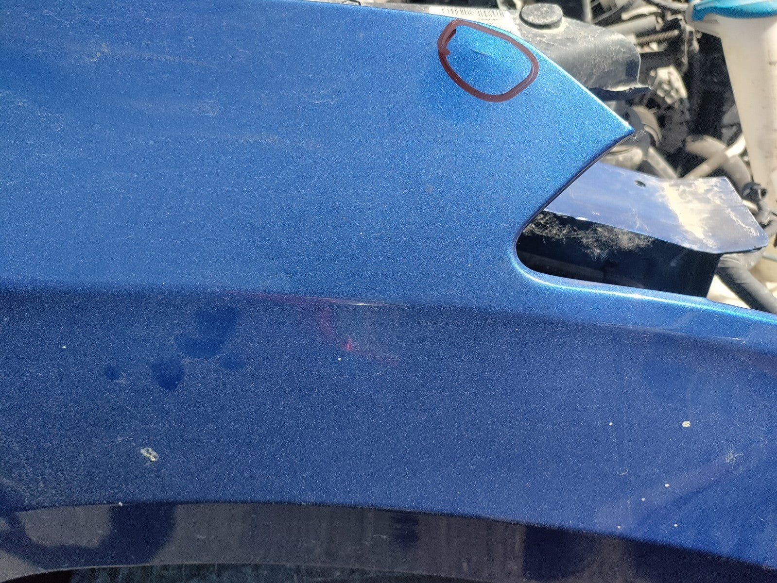 2019 HYUNDAI I20 FACELIFT OSF DRIVER RIGHT WING PANEL CHAMPION BLUE PEARL U24