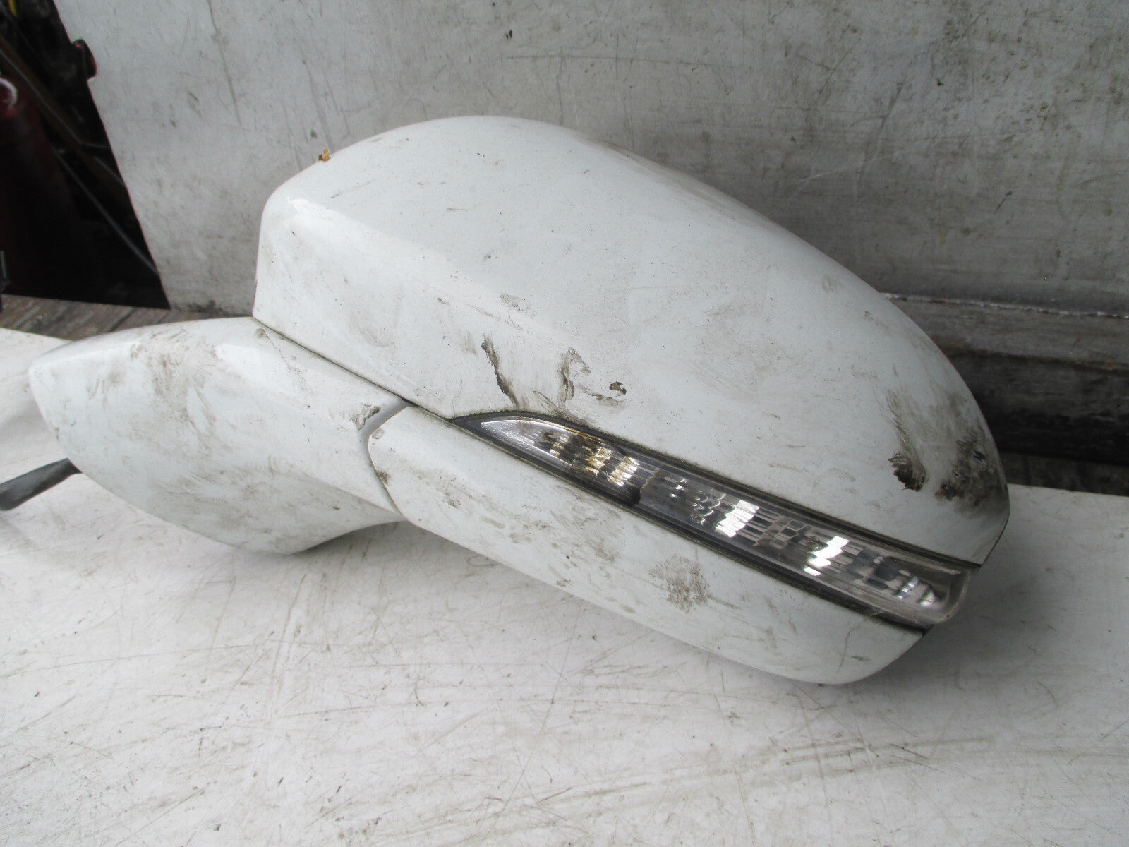 FORD MONDEO MK5 2015 TITANIUM NS PASSENGER ELECTRIC DOOR WING MIRROR WHITE FD