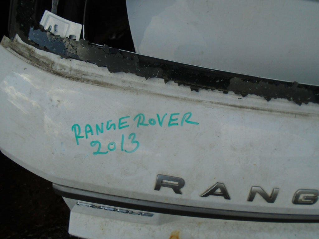 RANGE ROVER EVOQUE 2013 L538 REAR BARE TAILGATE WHITE