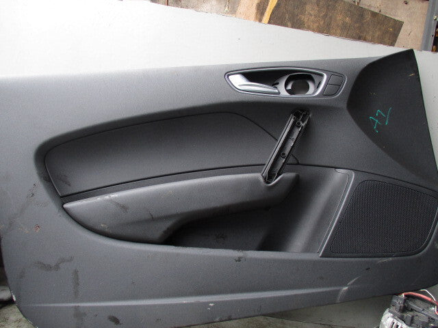 2018 AUDI A1 8X BLACK PASSENGER SIDE DOOR CARD 8X3868109