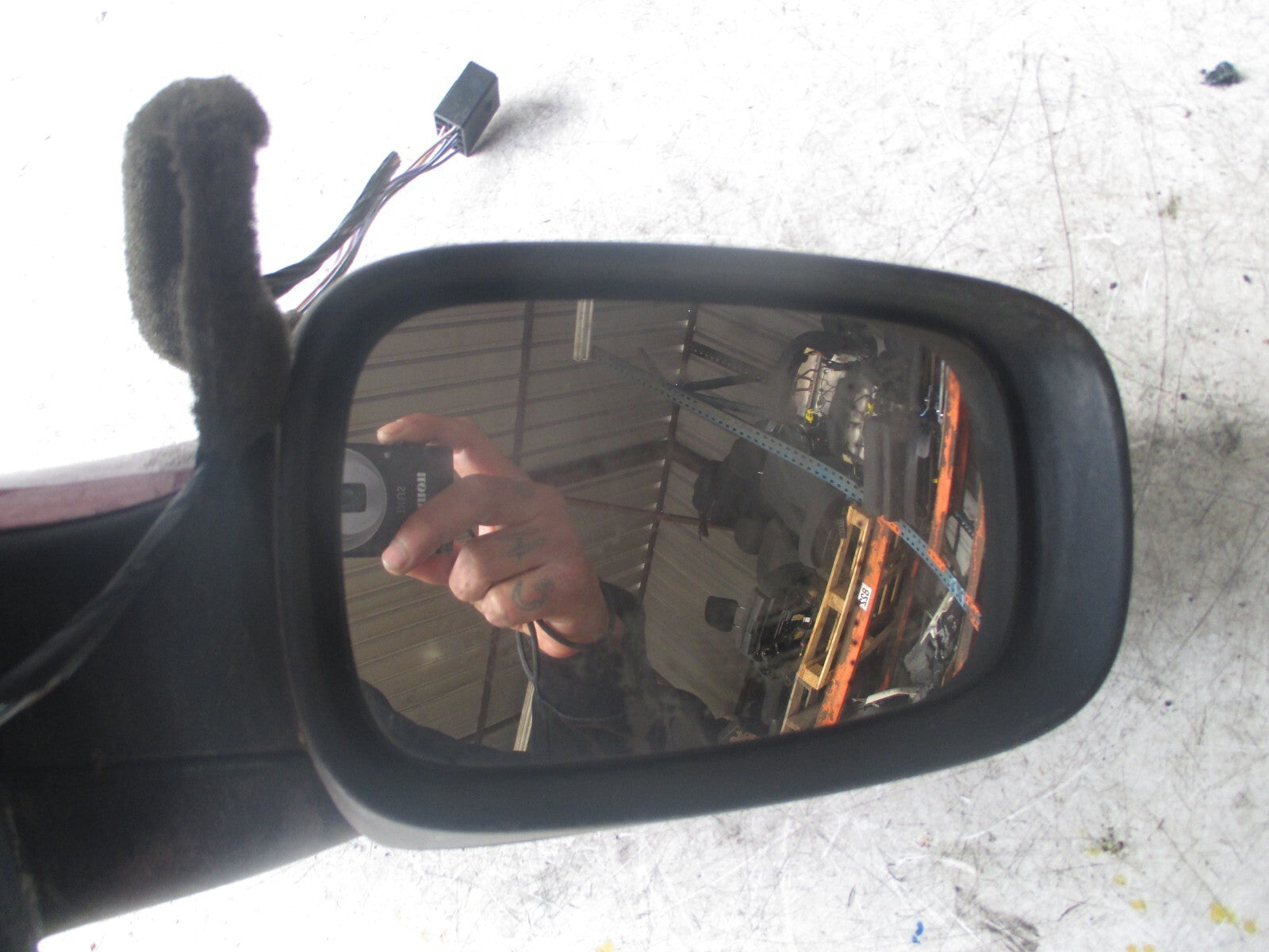RENAULT MEGANE 2007 OSF DRIVER SIDE FRONT WING MIRROR