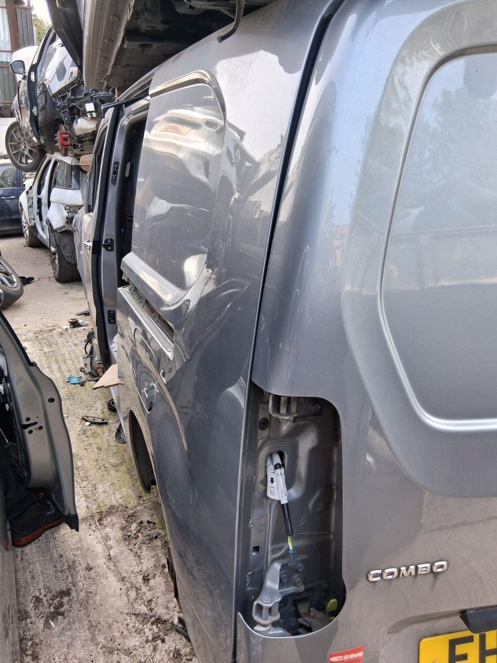 2019 VAUXHALL COMBO E MK4 NSR PASSENGER SIDE REAR QUARTER PANEL CUT