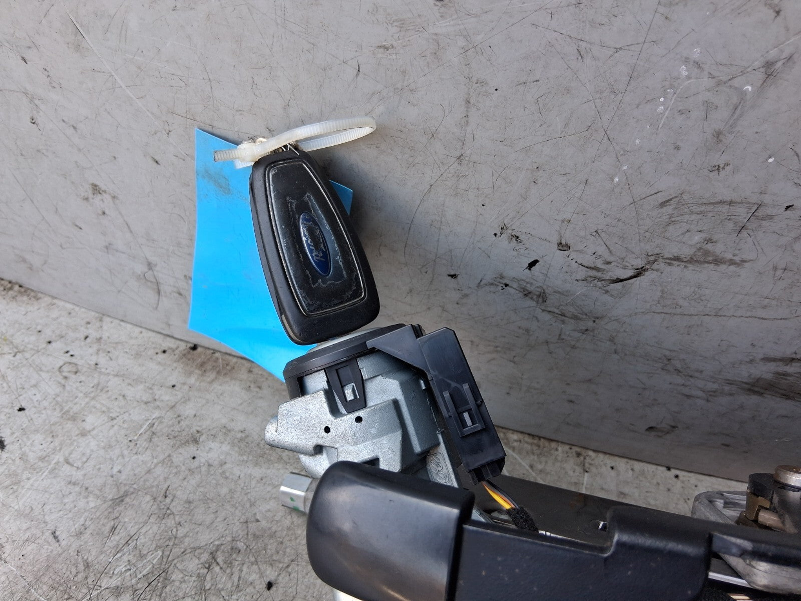 2013 FORD S MAX MK1 STEERING COLUMN & IGNITION BARREL WITH KEY 6G9N3C529