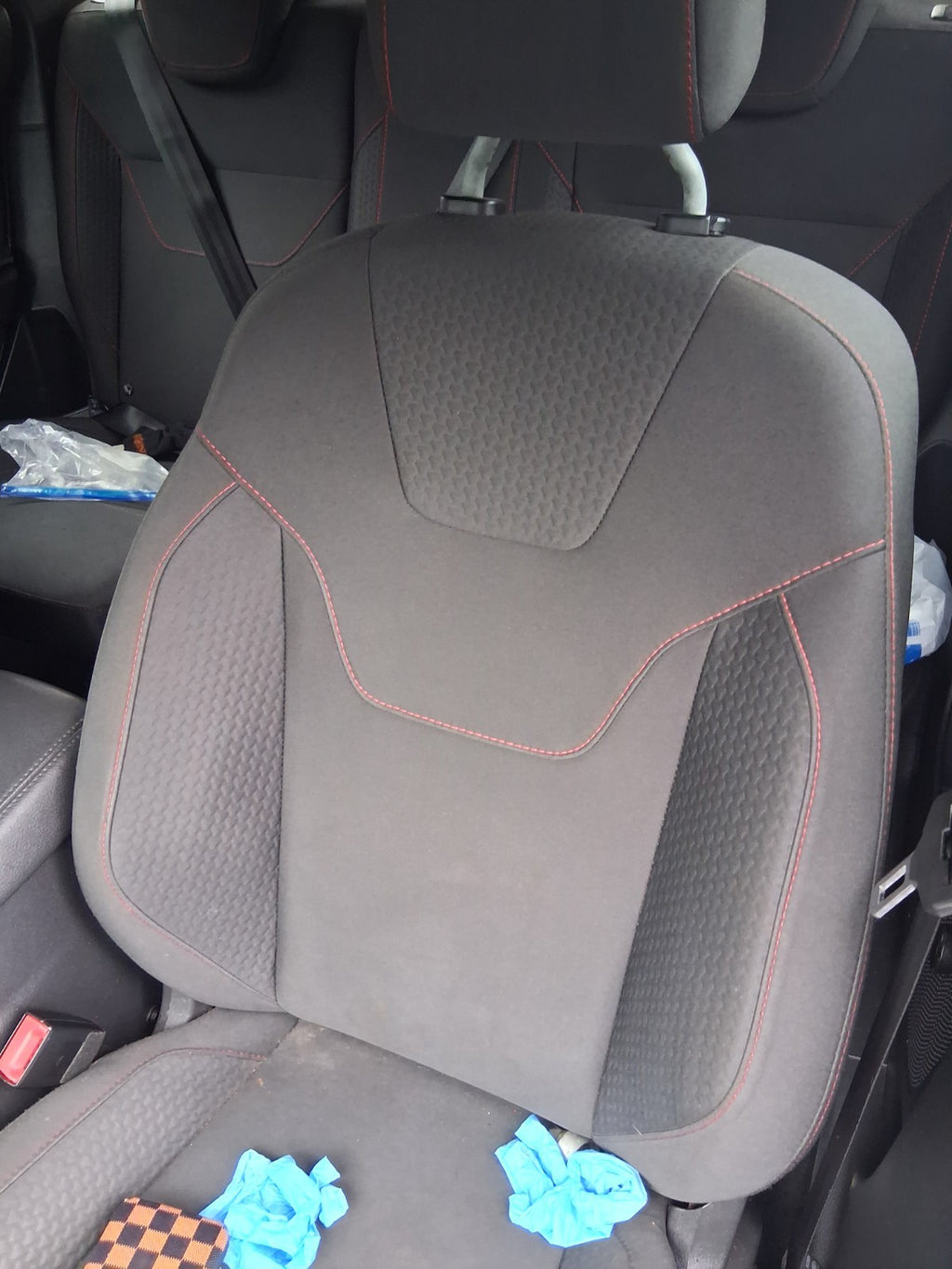 2017 FORD FOCUS MK3 ST LINE NSF PASSENGER SIDE FRONT LEFT COMPLETE FABRIC SEAT